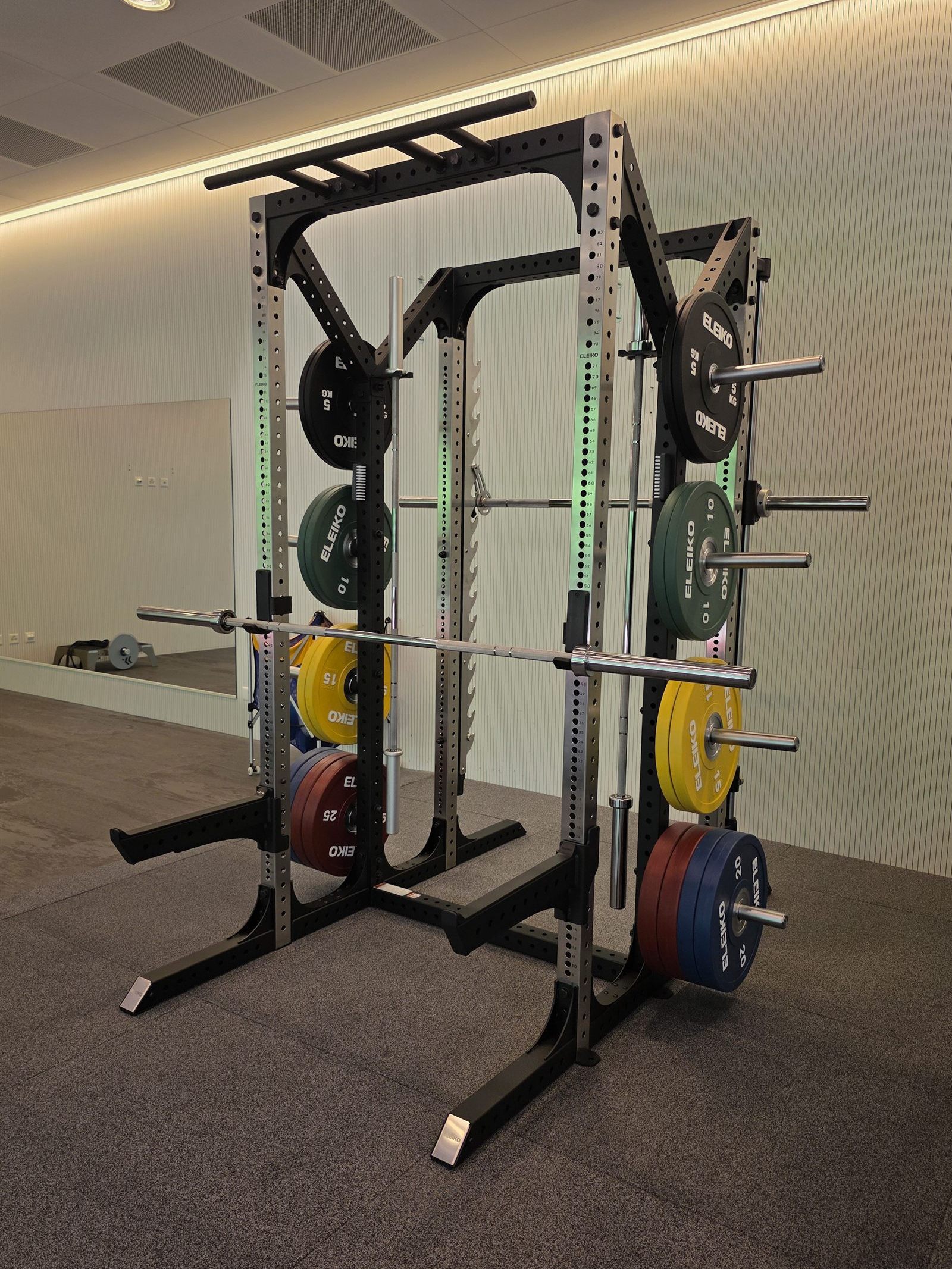 Rack de musculation Eleiko monté et mis en service par sc-fitnessprojects